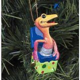 Kitty's Critters Gecko Ornament: Boing