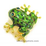 Golden-Toed Frog Pin