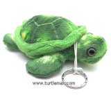 Plush Green Sea Turtle Keychain