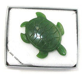 Jade Sea Turtle Pin