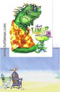 Got Lime? Iguana Birthday Card