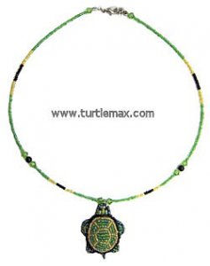 Beaded Turtle Necklace