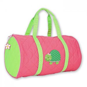 Happy Turtle Quilted Duffel Bag