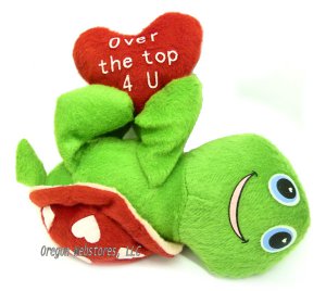"Over the Top" Plush Valentines Turtle