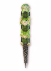 Three Wise Turtles Sculpted Pen