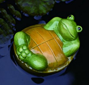 Ceramic Backfloating Turtle