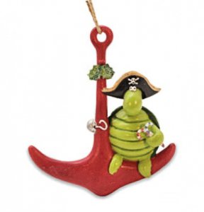 Pirate Turtle Ornament