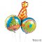 Snappy Alligator Birthday Balloons-   Set of 3