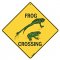 Frog Crossing Sign