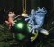 Kitty's Critters Frog Ornament: Looking for Santa