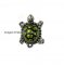 Lucky Little Green Turtle Charm