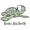 Fun Green Sea Turtle T-Shirt (Youth)
