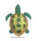 Green & Yellow Stretchy Sea Turtle