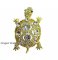 Golden Crystal Turtle Brooch/Pendant
